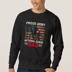 Mens My Son Has Your Back Proud National Guard Dad Sweatshirt