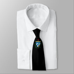 Men's Neck Tie Cuban Crest Neck Tie