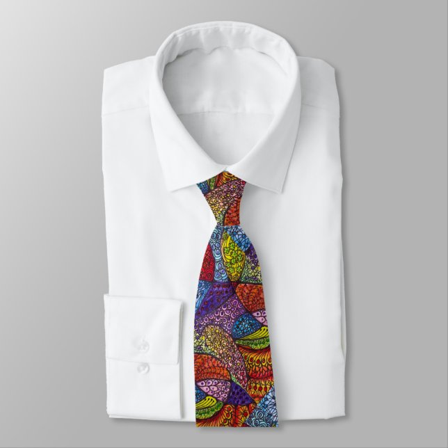 Men's Necktie - Groovy (Tied)