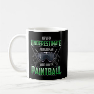 Mens Never Underestimate An Old Man Who Loves Pain Coffee Mug