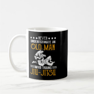 Mens Never underestimate An Old man who trains Jiu Coffee Mug
