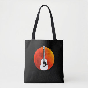 Mens Never underestimate an old man with a Guitar Tote Bag