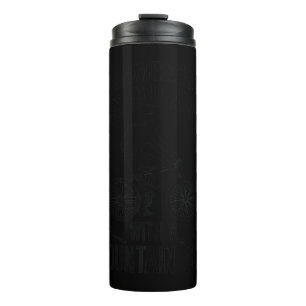 Mens Never Underestimate An Old Man With A Mountai Thermal Tumbler