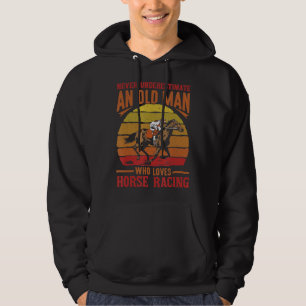 Mens Never Underestimate Old Man With A Billard Cu Hoodie