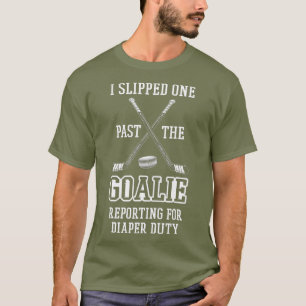 Mens New First Time Dad to Be Brain Hockey Daddy T-Shirt