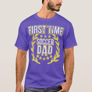 Mens New First Time Dad to Be Inspiring Soccer T-Shirt