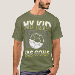 Mens New First Time Dad to Be Kid Goal Soccer T-Shirt