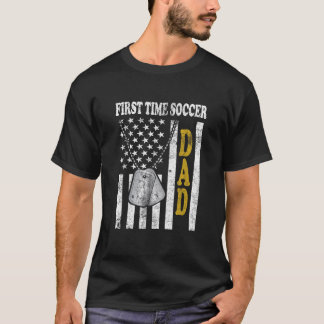 Mens New First Time Dad to Be Planning Soccer Dadd T-Shirt