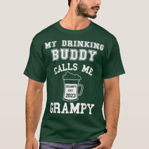 Mens New Grampy 2023 Pregnancy Announcement My Dri T-Shirt