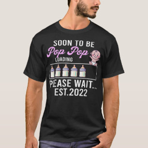 Mens New Grandpa , Pregnancy Announcement Soon To T-Shirt
