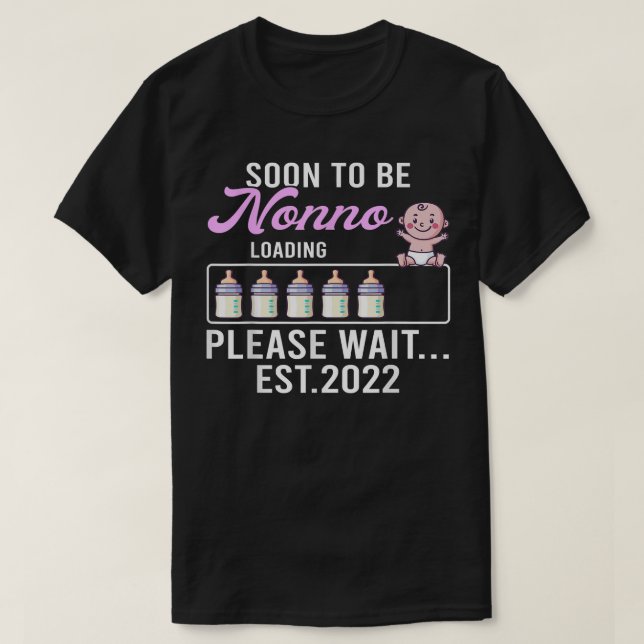 Mens New Grandpa s, Pregnancy Announcement Soon To T-Shirt (Design Front)
