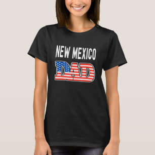 Mens New Mexico Dad Usa States Mens New Mexico Sta T-Shirt