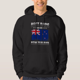 Mens New Zealand Dad Best Dads are from New Zealan Hoodie