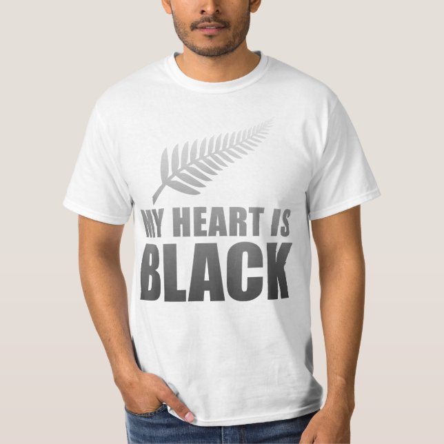 Mens New Zealand Designed Rugby T Shirt for Rugby (Front)