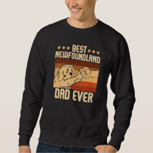 Mens Newfie Dog Best Newfoundland Dad Ever 3 Sweatshirt