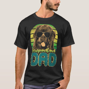 Mens Newfie Dog Newfoundland Dad 3 T-Shirt