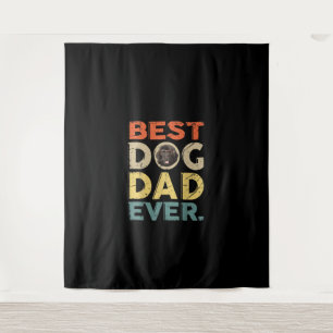 Mens Newfoundland Best Dog Dad Ever Fars Day Tapestry