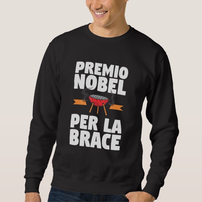 Mens Nobel Award For Brace Grill   1 Sweatshirt (Front)