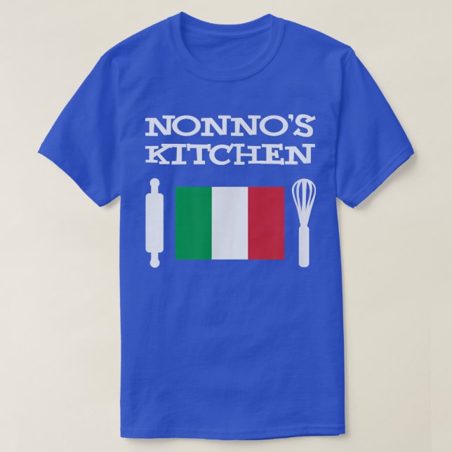 Mens Nonno's Kitchen Italian Grandpa  T-Shirt (Design Front)