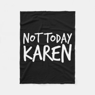 Mens Not Today Funny Meme Gift Performance Fleece Blanket