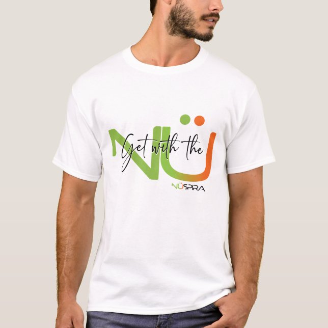 Mens NüSpira Get With The NÜ T Shirt (Front)