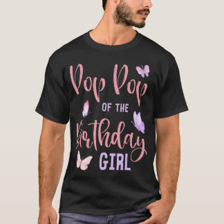 Mens of The Birthday Girl Butterfly Party Matching T-Shirt
