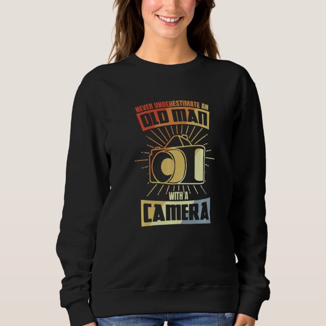 Mens Old Photographer Vintage Photography  Sweatshirt (Front)