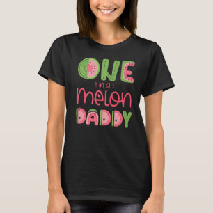 Mens One In A Melon Daddy Cute Watermelon First Bi T-Shirt