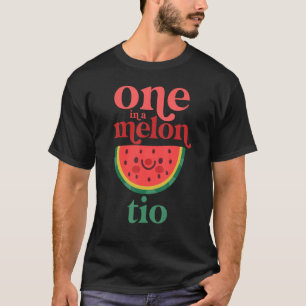 Mens One In A Melon Tio Cute Watermelon First Birt T-Shirt