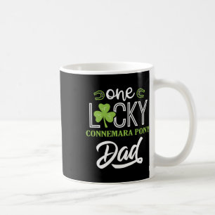 Mens One Lucky Connemara Pony Horse Dad Irish Hors Coffee Mug