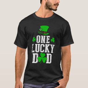 Mens One Lucky Dad Shamrock St Patricks Day 2022 M T-Shirt