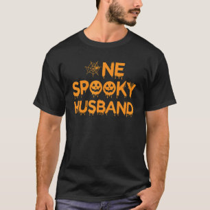 Mens One Spooky Husband Group Matching Halloween T-Shirt