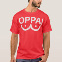 Mens Oppai Japanese Kawai Harajuku Street Fun Sarc