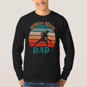 Mens Paddle Ping Pong Racket Table Tennis T-Shirt