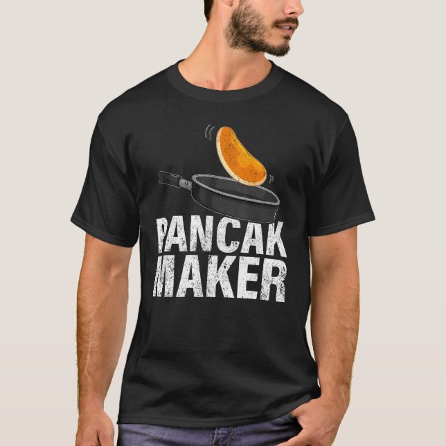 Mens Pancake Maker   Breakfast Food Pancake   Fath T-Shirt (Front)