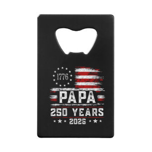 Mens Papa American Flag 250 Years 4th of July Gran
