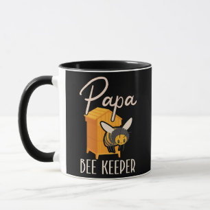 Mens Papa Beekeeper Beekeeping Honey Best Dad Mug