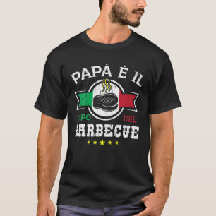 Mens Papà Capo Del Barbecue Griglia BBQ Padre T-Shirt