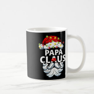 Mens Papa Claus Christmas Pajama Family Xmas Fathe Coffee Mug
