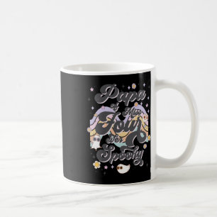 Mens Papa Of Miss Four Ever Spooky 4th Birthday Pa Coffee Mug