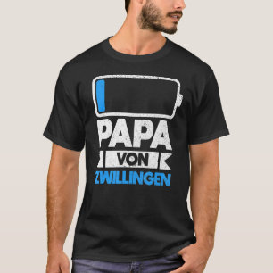 Mens Papa von Gemini Father von Gemini Father T-Shirt