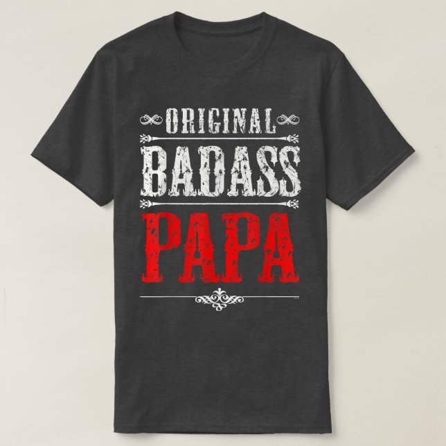 Mens Papas day surprise gifts from grandson grandd T-Shirt (Design Front)