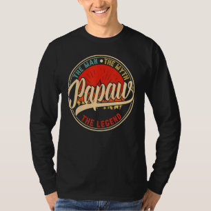 Mens Papaw The Man The Myth The Legend  Father's D T-Shirt