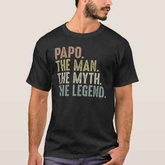 Mens Papo Man Myth Legend For Men  Fathers Day Pap T-Shirt