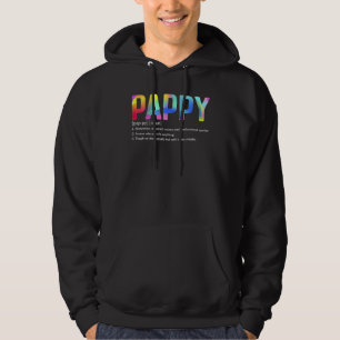 Mens Pappy Definition Like A Regular Grandpa Only Hoodie