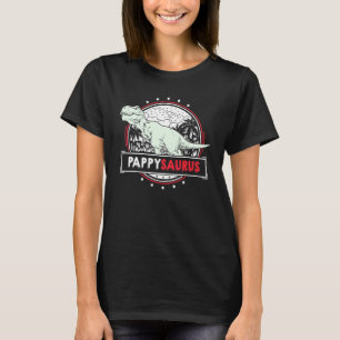 Mens Pappy Idea From Grandchildren Men Trex Pappys T-Shirt