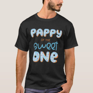 Mens Pappy of The Sweet One Doughnut Boy 1st Birth T-Shirt