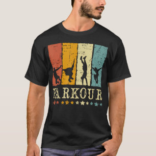 Mens Parkour Freerunning Extreme Jump Sport Flip U T-Shirt