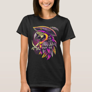 Mens parrot pirate freebooter jolly roger pirate T-Shirt