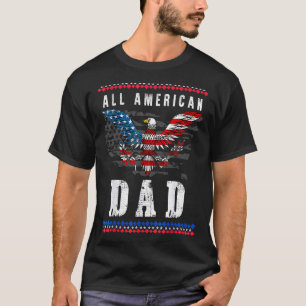 Mens Patriotic American Flag 4th Of July American T-Shirt